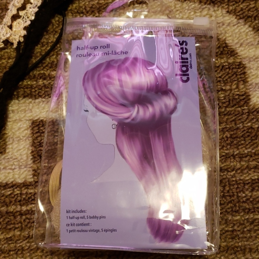 Half up roll hair tool